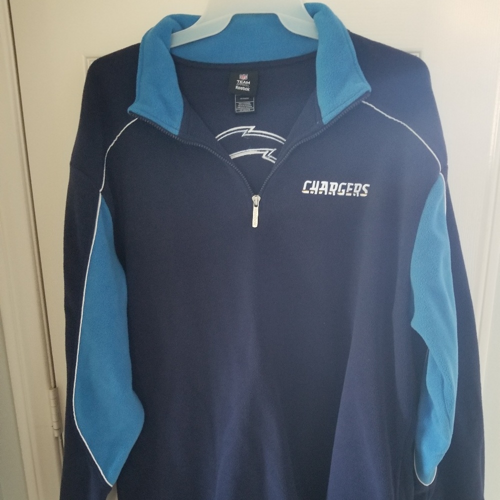 NFL Chargers Quarter-Zipper Pullover Jacket